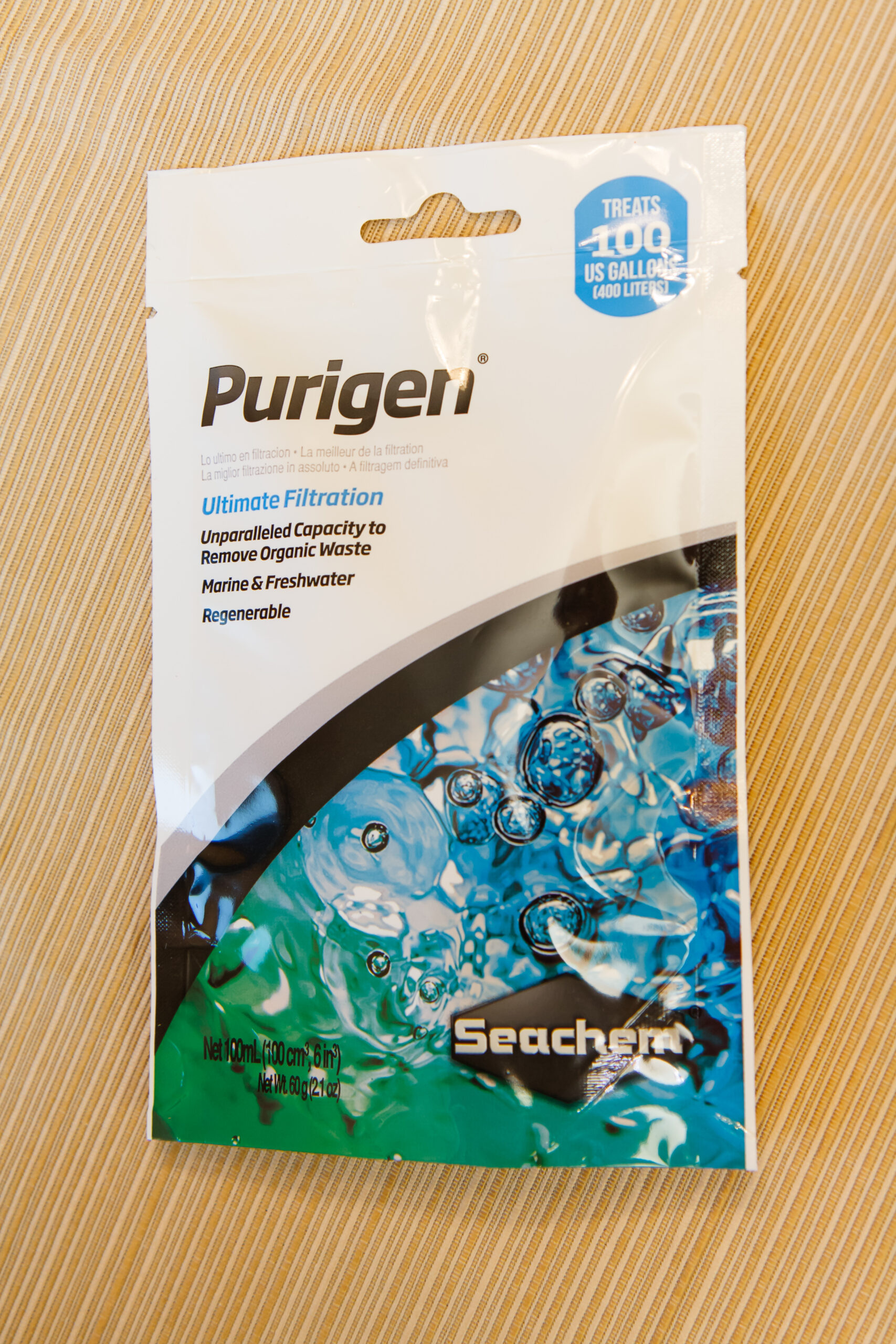 Seachem Purigen - how to get crystal clear aquarium water